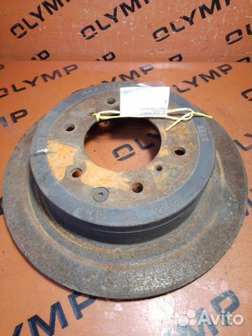 Тормозной диск задний Mitsubishi Pajero V98W 4M41