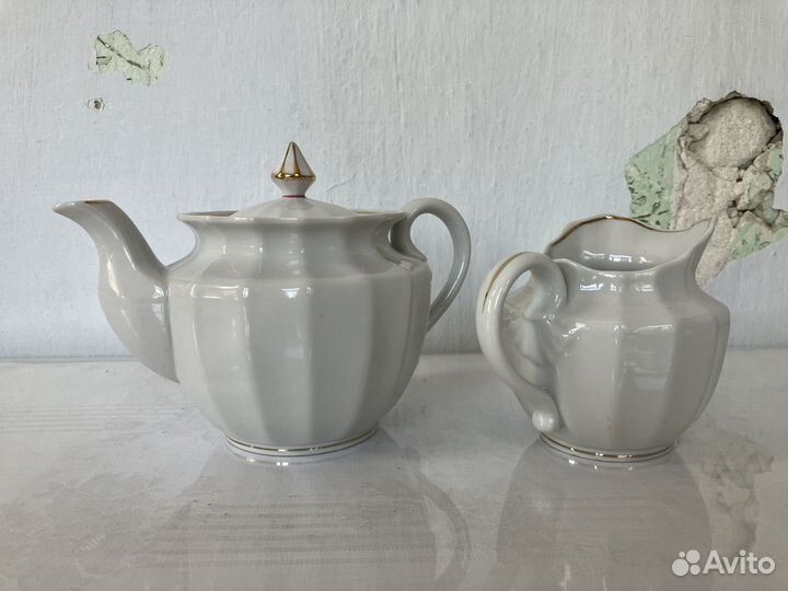Заварочный чайник с молочником