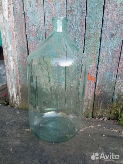 Бутыль стеклянная
