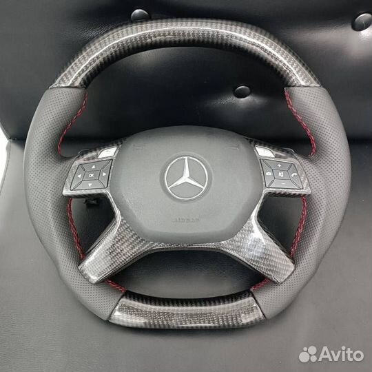 Карбоновый руль Mercedes мl 166