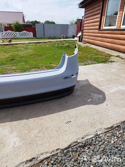 Бампер задний на кио Рио 3