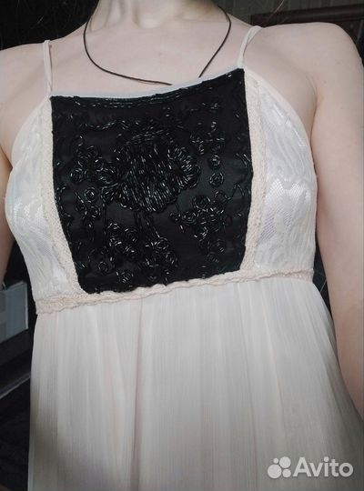 Сарафан длинный кружевной