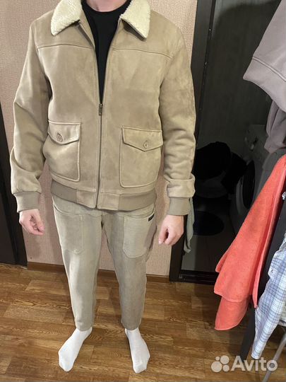Мужская дубленка и бомбер