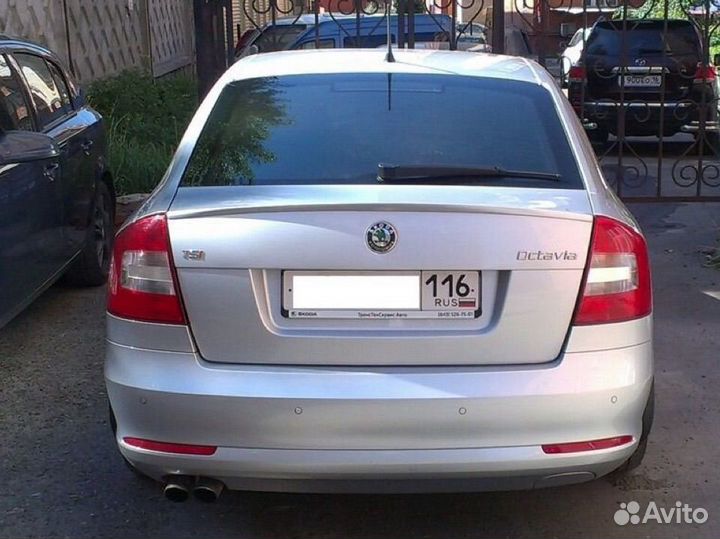 Лип спойлер skoda octavia а5