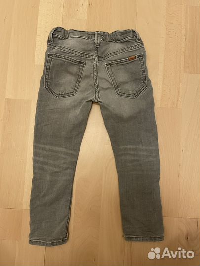 Джинсы серые, 104, 3-4 года