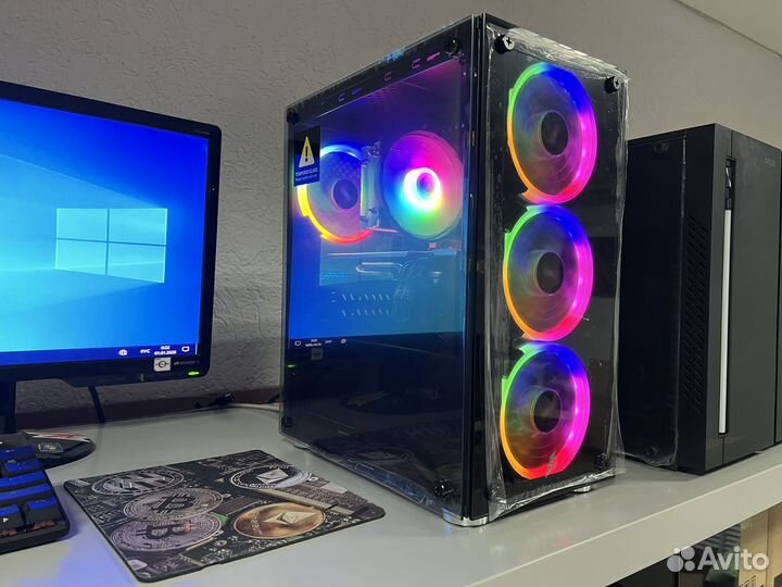 Игровой компьютер 10ядер 20 потоков RX570 8gb