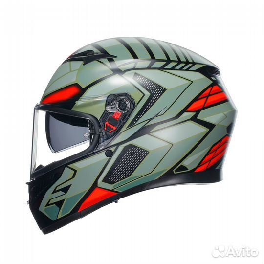 K3 DOT(E2206) - kamaleon black/RED/green