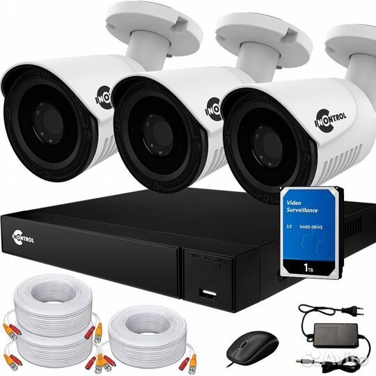 Комплекты видеонаблюдения. Регистраторы. Камеры