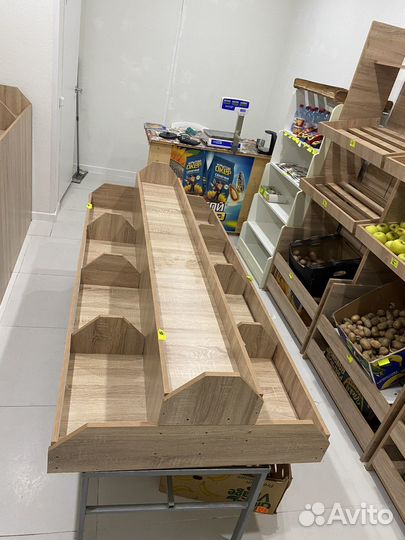 Стеллаж деревянный бу