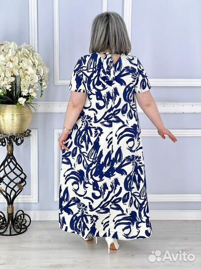 Платье штапельное