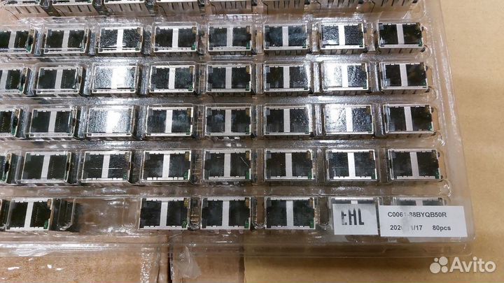 Разъемы на плату - Stacked PCB Jack 8P8C 2x1P