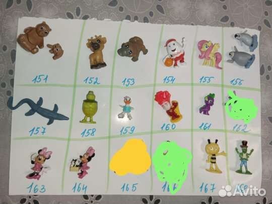 Киндер-сюрприз, игрушки из киндера