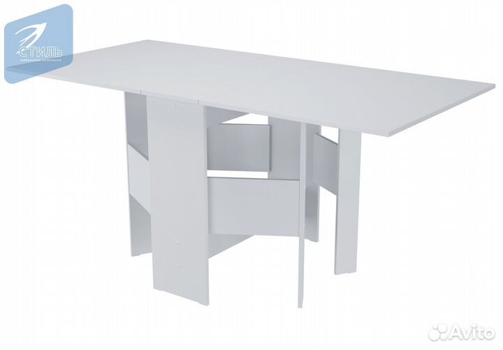 Стол-книжка №1 Белый (Гладкий)