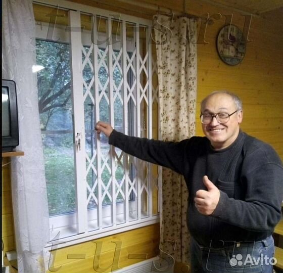 Раздвижные решётки на двери, окна