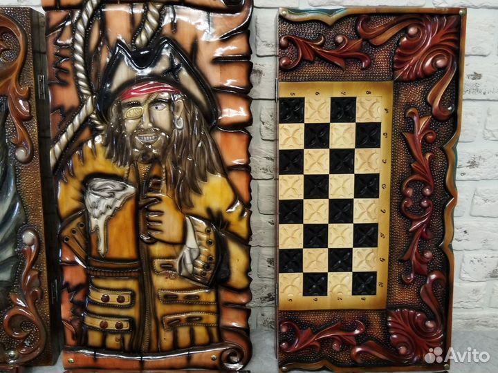 Нарды ручной работы