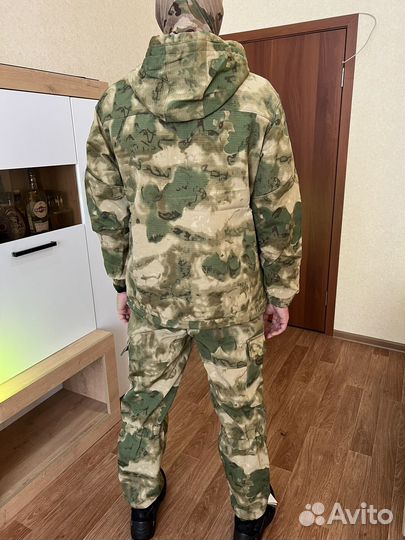 Горка на флисе мох