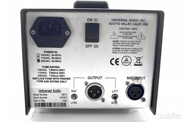 Universal audio Solo/610