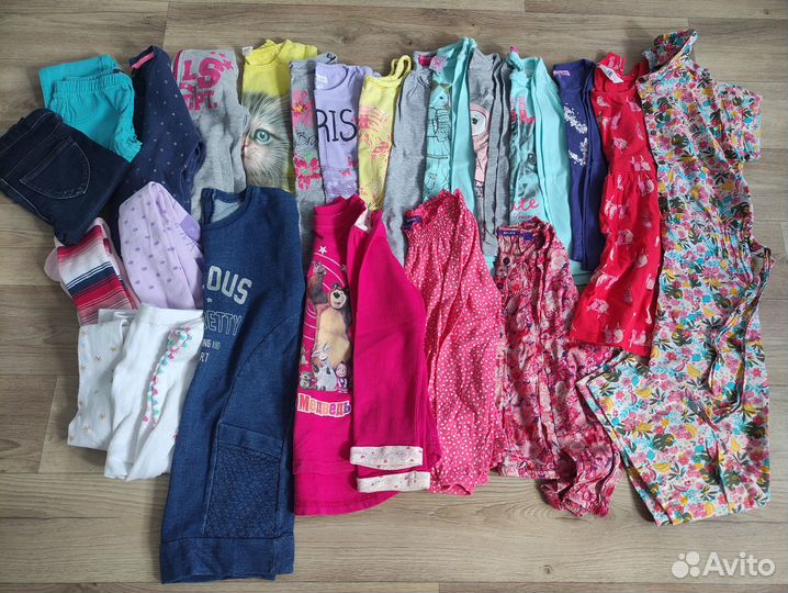 Вещи на девочку пакетом от 110 до 122