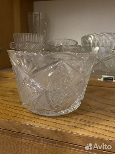 Хрустальная ваза хрусталь