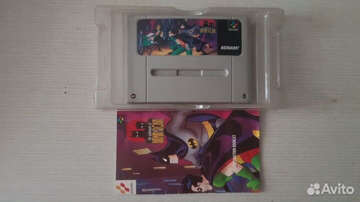 Картридж Batman & Robin snes