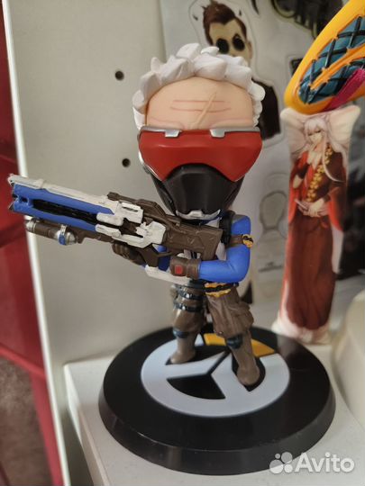 Фигурки Overwatch Трейсер и Soldier 76