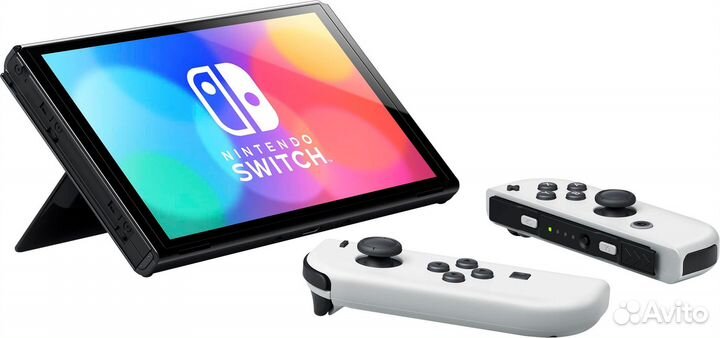 Nintendo switch Oled picofly (Белый) 64gb + 512gb