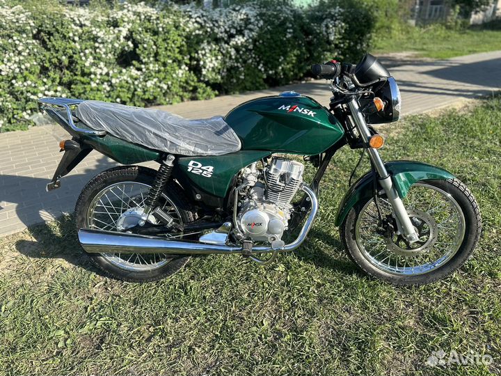 Новый мопед minsk D4 125 зеленый 2024