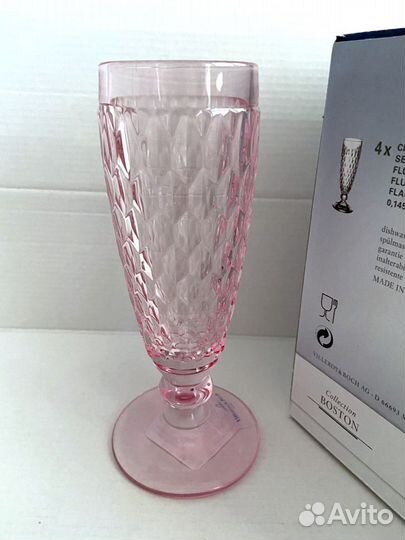 Бокал для шампанского Villeroy & Boch Boston Rose