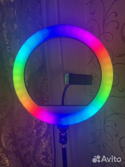 Кольцевая лампа со штативом 33 см