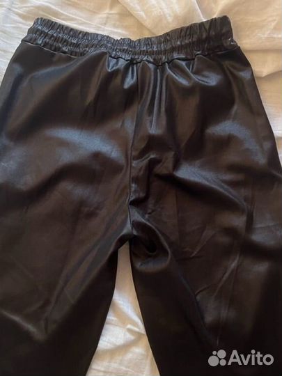 Брюки кожаные