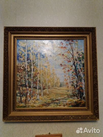 Картина. Масло. Осень