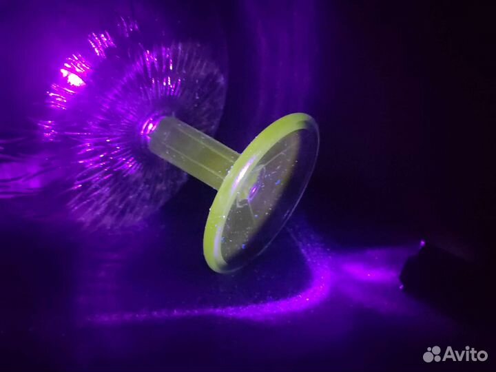 Конфетница (урановое стекло /Неман