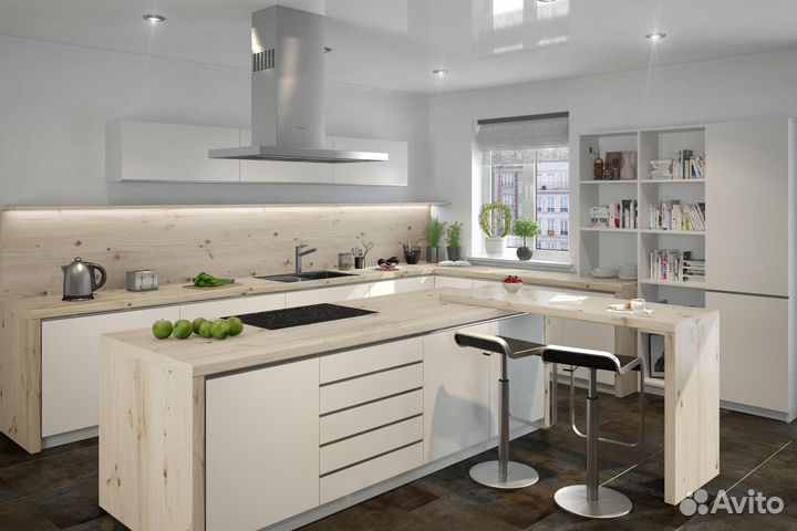 Столешница для кухни 2058 Бискайская сосна.3 метра