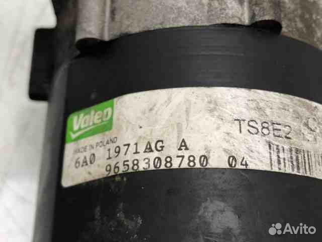 Стартер peugeot 207 1.4 9658308780