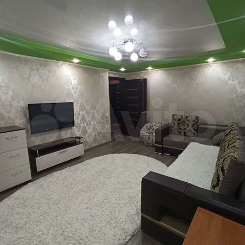 2-к. квартира, 52 м², 3 кровати