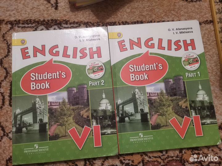Учебники по английскому 3 4 5 6 7 класс и чтение
