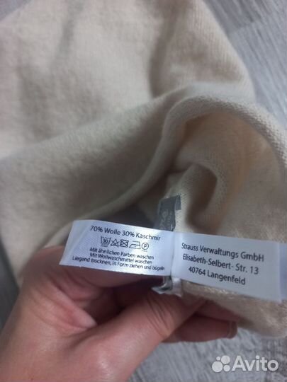 Новая. Шапка бини шерсть/кашемир