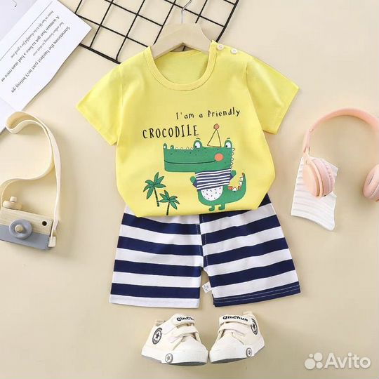 Костюм летний (шорты и футболка) для мальчика
