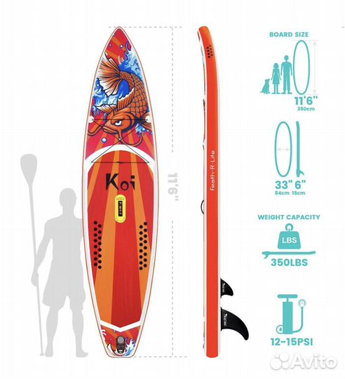 Sup board koi Сап доска Кой / сапборд