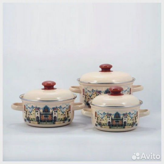 Набор кастрюль лэ №124/4 