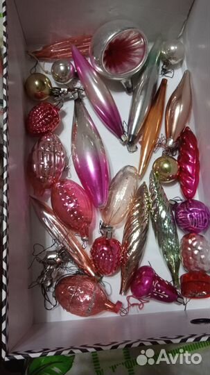 Новогодние ёлочные игрушки СССР