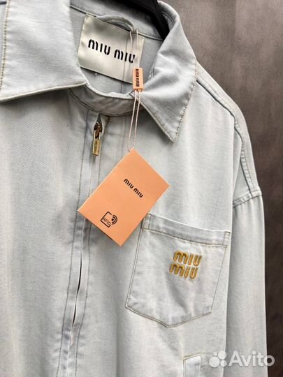 Джинсовая куртка Miu Miu на весну