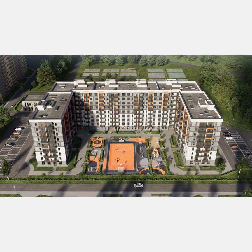1-к. квартира, 41,4 м², 6/9 эт.