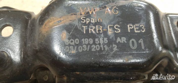 Опора кпп левая Skoda Rapid