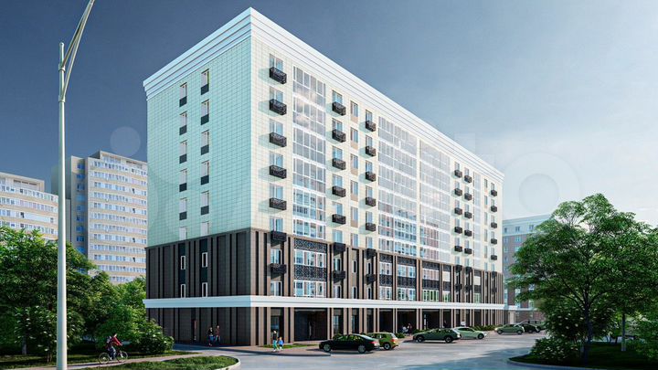 2-к. квартира, 57,3 м², 3/9 эт.