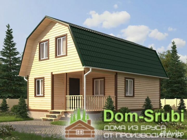 Кувшиново. Хорошая надёжная Баня из бруса Б-29 6х9