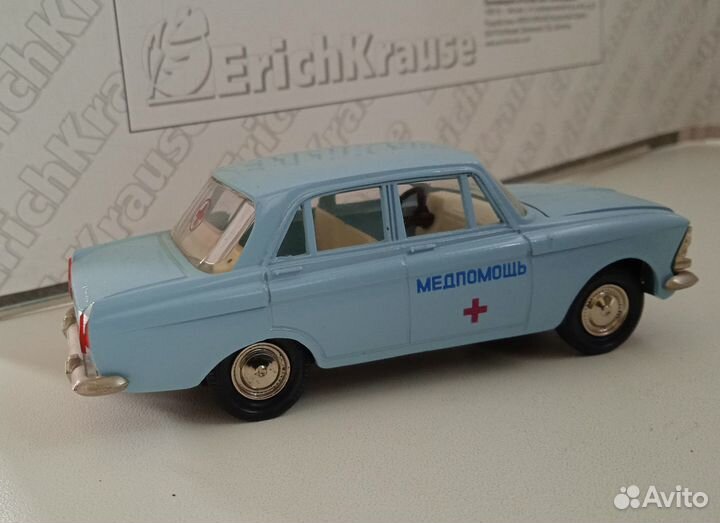 Модель Москвич-408 Медпомощь номерной А1