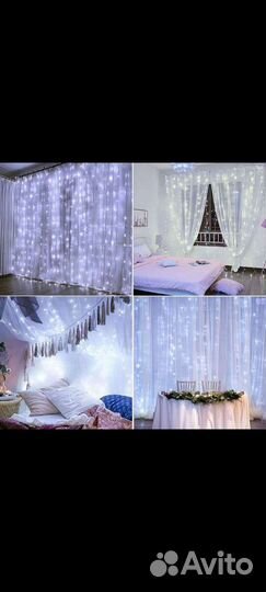 Светодиодная гирлянда штора