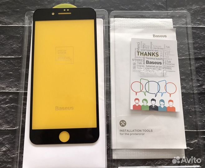 Защитное стекло для iPhone 7 plus, 8 Plus