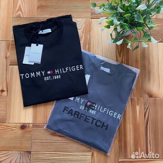 Футболка мужская tommy hilfiger черная